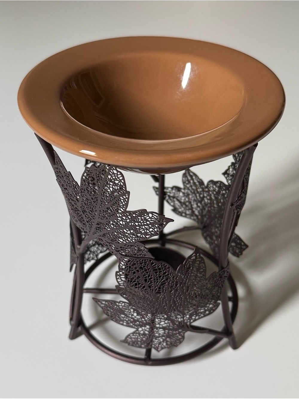 Yankee Candle Maple Leaf Autumn Tart Burner Warmer Fall Decor